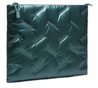 GAOCHY 14-15 Inches Puffy Laptop Sleeve for MacBook Air 15 M4/M3/M2 2025-2023, ASUS Vivobook 14, 14 Inch HP Chromebook, Stresm, IdeaPad Slim, 15" Surface Laptop 7-3, Satin Green