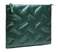 GAOCHY 15-16 Inch Puffy Laptop Sleeve for Macbook Pro 16 M4/M3/M2/M1 Pro/Max 2024-2021, 15.6 inch ASUS Chromebook, ASUS Vivobook 16/15, 15.6 inch Dell Latitude, HP Pavilion 15, Satin Green