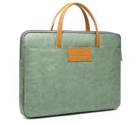 GAOCHY 15-16 Inch Tyvek Fabric Laptop Sleeve Case Bag with Handle for MacBook Pro 16 M4/M3/M2/M1 Pro/Max, MacBook Air 15 M4 2025, 15.6 Inch Chromebook, 16 Inch TUF Gaming, Inspiron 16, Spruce