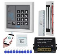 Gaocinys Full RFID Access Control System WiFi Tuya Access Controller Keypad Kits (With magnetic lock)