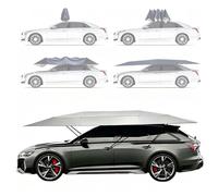 GAOCUNBING Fully Automatic Car Parasol, Electric Universal Roof Tent, Folding Car Awning, Automatic Car Cover, Remote Control Automatic for Saloons, Suvs, Mpvs Grey,5m/16.4ft