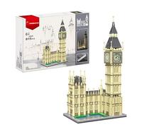 GaoDeBuChou London Elizabeth Tower Big Ben Model,Famous Landmark Architecture Series Building Set for Boys Girls Age 8 9 10 11 12 13 14+ Teens Adults,Compatible with Major Brands(815PCS)