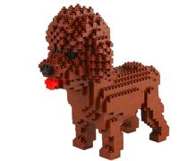 GaoDeBuChou Teddy Micro Building Block Set,950 Pieces Animals Dog Mini Bricks kit,Gifts for Adults and 14+Teens