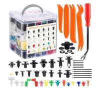 Gaodeding 1240 Pcs Car Body Trim Clips, Black Nylon Clips,Plastic Rivets Fasteners Tailgate Handle Rod Clip Door Trim Panel Fender Clips Auto Push Pin Rivets Set