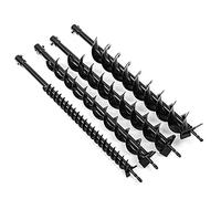 Gaodpz 800mm Earth Drill Dual Blade Auger Drill Bit Fence Borer For Earth Petrol Post Hole Digger Power Tool Accessories 40/60/80/100mm (Hole Diameter : 80mm)