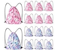 GaofanWai Cartoon Hunter Drawstring Bags Bulk - 12PCS Purple Demon Birthday Gift Bag for Kids Waterproof Lightweight String Backpack Music Hunters Theme Goodies Candy Bag Party Decoration Supplies