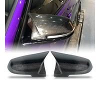 GaofeiLTF Carbon Fiber Mirror Cap Covers Fits for BMW F20 F22 F23 F30 F31 F32 F33 F36 F87 M2 X1 E84 - Direct Replacement