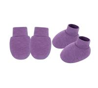GAOFESA 1 Set Infant Cotton Mittens Anti Scratch Hand Covers Soft & Breathable Gloves & Socks For 0-6 Months Boys Girls Anti Scratch Gloves