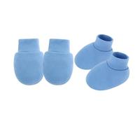 GAOFESA 1 Set Infant Cotton Mittens Anti Scratch Hand Covers Soft & Breathable Gloves & Socks For 0-6 Months Boys Girls Anti Scratch Gloves