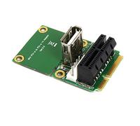 GAOFESA 4Pin PCI For Express To PCI-E 1X USB 2.0 Half Full PCIE Adapter Card
