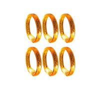GAOFESA 6pcs Multicolors LED Wristbands Glowing Bracelets For Birthdays And Raves Flashing Wrist Bands Party Accessories Light Up Wristbands