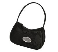 GAOFESA Casual Fashion PU Leather Single Shoulder Bag For Women Simple Solid Color Underarm Purse Handbag Zippered Armpit Bag Shopping Elegant Bag