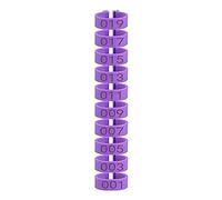 GAOFESA Efficient Poultry Leg Rings Foot Rings Pack Of 100 Identification LegBands Numbered Poultry Leg Rings For Farm Poultry Foot Rings For Animal Management
