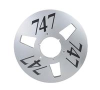 GAOFESA Empty Reel Tape Reel 10.5x1/4in Analog Tape Reel NabHub Open Reel Aluminum Take Up Reel To Reel