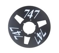GAOFESA Empty Reel Tape Reel 10.5x1/4in Analog Tape Reel NabHub Open Reel Aluminum Take Up Reel To Reel