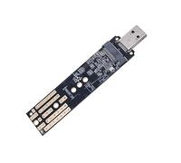 GAOFESA NVME/SATAs HDDs External Adapter USB3.1 TypeA Connection Aluminum Case With UASP Trim Fit 2242/2260/2280 Size