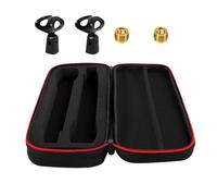 GAOFESA Portable Carrying Case with Inner Meshes Pocket for Microphone Storage Bag Protectors for Music Lover Enthusiasts Microphone Case