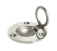 GAOFESA Recessed Furniture Cabinet Pull Handle Door Knobs Handles Pull Marine Boat Deck Flush Lift Handle Rings
