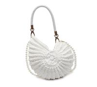 GAOFESA Women Seashells Bag Handwoven Messengers Bag Trendy Conch Shoulder Bag Stylish Handbag All-Matching Crossbody Bag Women Bag Handwoven Crossbody Bag Stylish Handbag Female Fashion Shoulder Bag
