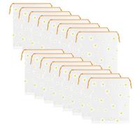 GAOHAN 36 Pcs Daisy Print Storage Bags Multi-Purpose Shoe Organizer Bag