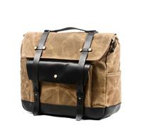 GAOHONGMEI Waterproof Knight Bag Men's Canvas Messenger Bag Travel Crossbody Bag Cycling Equipment Handbag for Camping Hiking Working Outdoor Daypack khakiA
