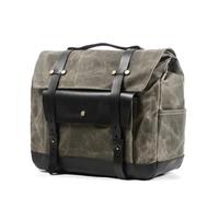 GAOHONGMEI Waterproof Knight Bag Men's Canvas Messenger Bag Travel Crossbody Bag Cycling Equipment Handbag for Camping Hiking Working Outdoor Daypack ArmyGreenA