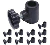 GAOHOU 10Pcs Window Stay Lock Replacement Knobs, RV Windows Lock Support Rod Plum Knob, Heavy Duty 10mm to 12mm Lever Knob Connector for Caravan Motorhome Camper Window