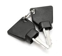 GAOHOU 2 Pieces Universal Ignition Keys for JCB Bomag Skytrak New Holland Excavator Loader Telehandlers Heavy Equipment