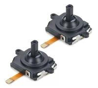 GAOHOU 2Pcs Analog Joystick Thumb Stick Rocker Replacement Compatible for Oculus Quest 2 Meta Quest 2 Controller Black