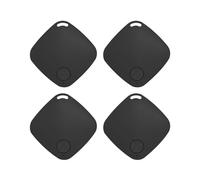 GAOHOU 4Pcs Tile GPS Tracker, Wireless Bluetooth Tracker, Mini Smart Wallet Luggage Key Pet Finder, Two-way Anti Lost Alarm Location Record Device