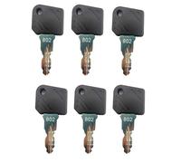 GAOHOU 6PCS Replacement Ignition Key 802 Compatible for Linde Forklift, Stacker, Pallet Truck L12 E16 0039730404