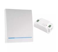 GAOHOU RF Wireless Kinetic Light Switch with Relay Receiver AC 110V 220V 433Mhz Remote No Battery Self-powered Remote Control Switch