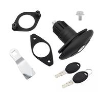 GAOHOU T Handle Door Lock with 2 Keys fits for STS ZADI Oval Latch Camper Door Latch Ellipse Model 2007 Caravan Motorhome Replacement Black