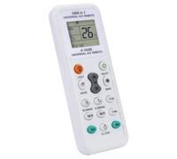GAOHOU Universal Air Conditioner Remote Control Low Power Consumption 1000 in 1 Controller Replacement with LED Display Controller Remote Conditioner White