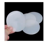 GAOHUAF 1pcs Silicone Rubber Sheet Disc, Diameter 30mm-100mm, Thickness 1mm 2mm 3mm, High Temperature Resistant Solid Flat Pad, Waterproof Sealing Gasket(80mm x 1mm)