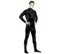 Gaoin Men's and Women's Metallic Bodysuit Tight-fitting Shiny Unitard Stretchy Halloween Costume
