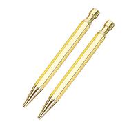GAOINTELL 2Pcs Hexagonal Ballpoint Pen Retractable Metal Ballpoint Pen 1.0MM Tip Write Smoohtly Signing Pen Guest Sign In Pen