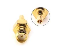 GAOINTELL CRC9 Male Plug to SMA Female Connector Coaxial Converter Adapter Straigh Connectors Terminal Female Plug Adapter Male Terminals Cable Wire Butt Screw Interface Digital Disconnect Assorted