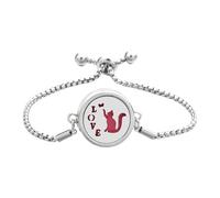 GAOINTELL Handmade Bracelet Stainless Steel Essential Oil Diffuser Pendant Handchain Adjustable Wristchain Fashion Jewelry