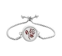 GAOINTELL Handmade Bracelet Stainless Steel Essential Oil Diffuser Pendant Handchain Adjustable Wristchain Fashion Jewelry