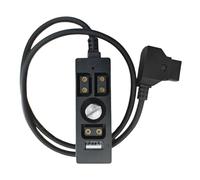 GAOINTELL LED Equipped Power Distribution Cord with D Tap Batteries and USB Devices Output D Tap Converter