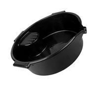 GAOINTELL Oil Collection Container with Handle and Scale Collection Tray Drip Catcher Pan 6L Round Drain Pan Spill Proof Basin