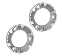 GAOINTELL Pack of 2 Stainless Steel Coffee Grinder Burr Plate Efficient Grinding Tray 40MM Diameter for Most Coffee Machines