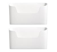 GAOINTELL Set of 2 Wrap Storage Box Adhesive Rack for Cabinet Door Multi Functional Kitchen Storage Shelf
