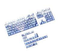 GAOINTELL Side Print Dragon Translucent Keycaps, 136Keys Printed Backlit Keycap Set Ergonomic for Mechanical Keyboards Print Keycaps