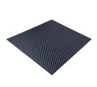 GAOJUDAF 1 Piece Black Plate High Stiffness Carbon Panel, 300x400mm Bicycle Carbon Board Twill Matte(2.5mm)