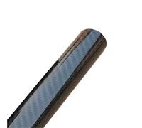 GAOJUDAF 1 piece Carbon Fiber 3K Glossy Tubing Full Length 500mm, Twill Black Pipe Carbon for DIY Projects(21x19mm)