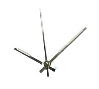 GAOJUDAF 1 Set Watch Hands Green Luminous for NH35/NH36/4R/7S Movement, Durability Watch Pointers 8 * 12 * 12.5mm(Silver)