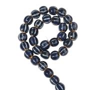 GAOJUDAF 1 Strand Ceramics Beads Pumpkin Shape Light Red 11.5mm, 2.3mm Scattered Pearls Yellow for Jewelry Making DIY(Black)