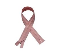 GAOJUDAF 10pcs Invisible Zippers Total Length 20cm-55cm, No.3 Nylon Coil Zipper Self-lacking for Handcrafts Sewing(Pink,50cm)